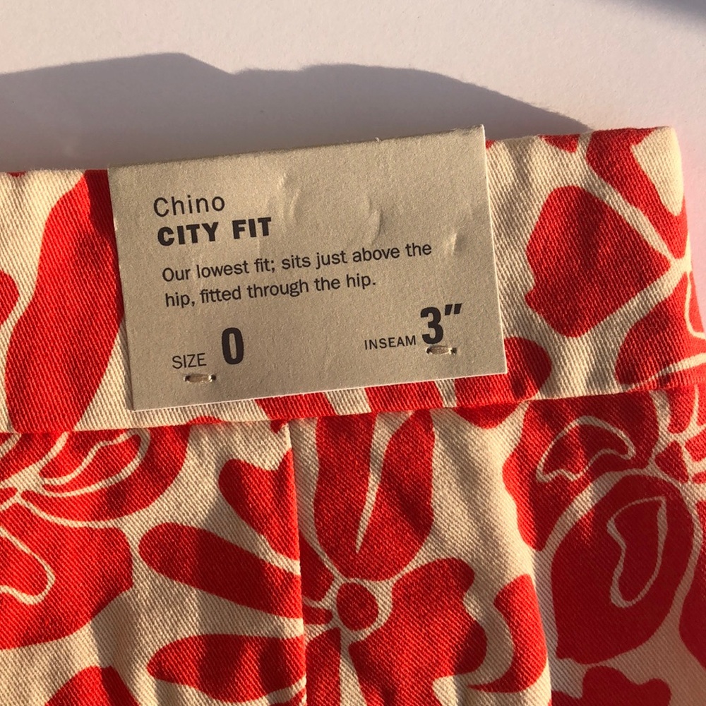 NWT J. Crew Chino Shorts Sz 0 - Picture 3 of 6